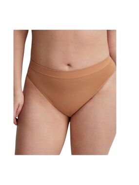 State of Day Bikini Panty, Seamless Stretch Tawny Brown NWT
